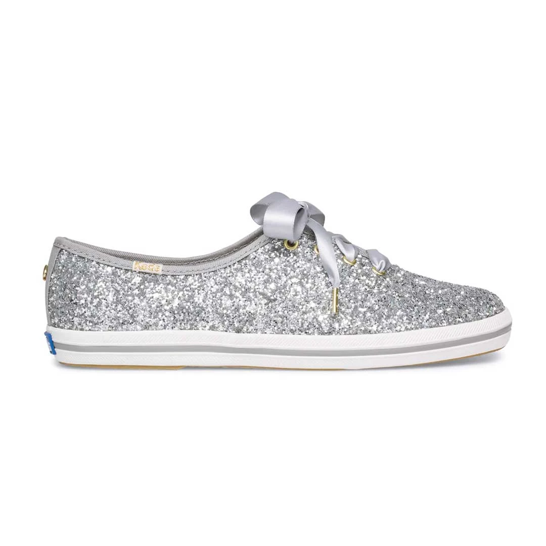Keds - Women's Keds X Kate Spade Champion Glitter Shoes (WF52390) 1 Keds - Women's Keds X Kate Spade Champion Glitter Shoes (WF52390)