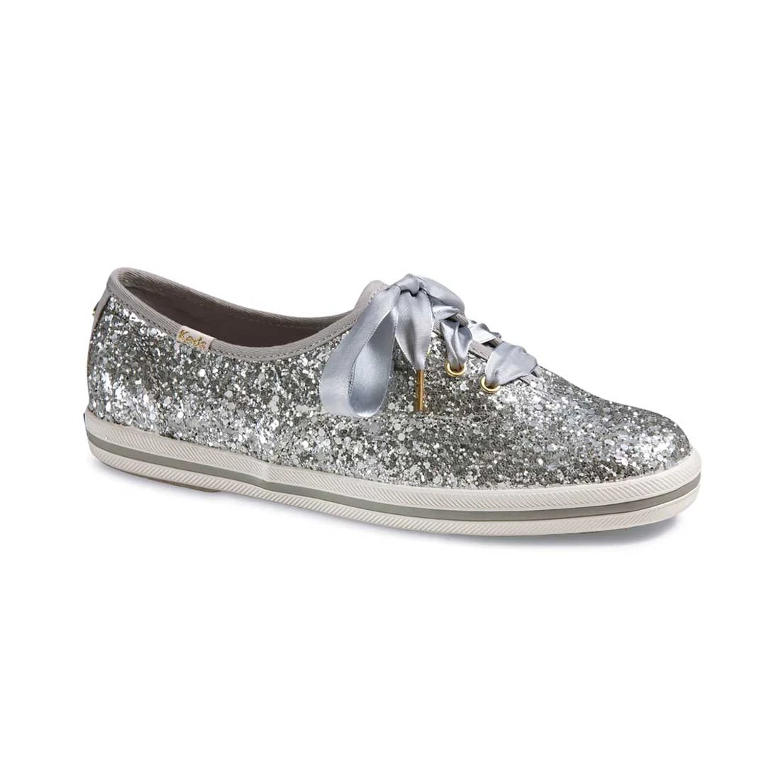 Keds - Women's Keds X Kate Spade Champion Glitter Shoes (WF52390) 2 Keds - Women's Keds X Kate Spade Champion Glitter Shoes (WF52390) - Image 2