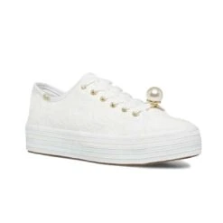 Keds - Women's Keds X Kate Spade Triple Kick Pearl Shoes (WF66108) -Sperry Shop Keds Women s Triple Kick Shoes WF66108 2